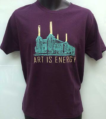 Art is energy T-shirt from Savage London