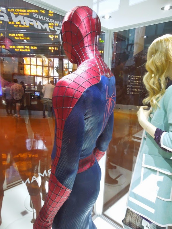 Amazing Spider-man 2 movie costume back