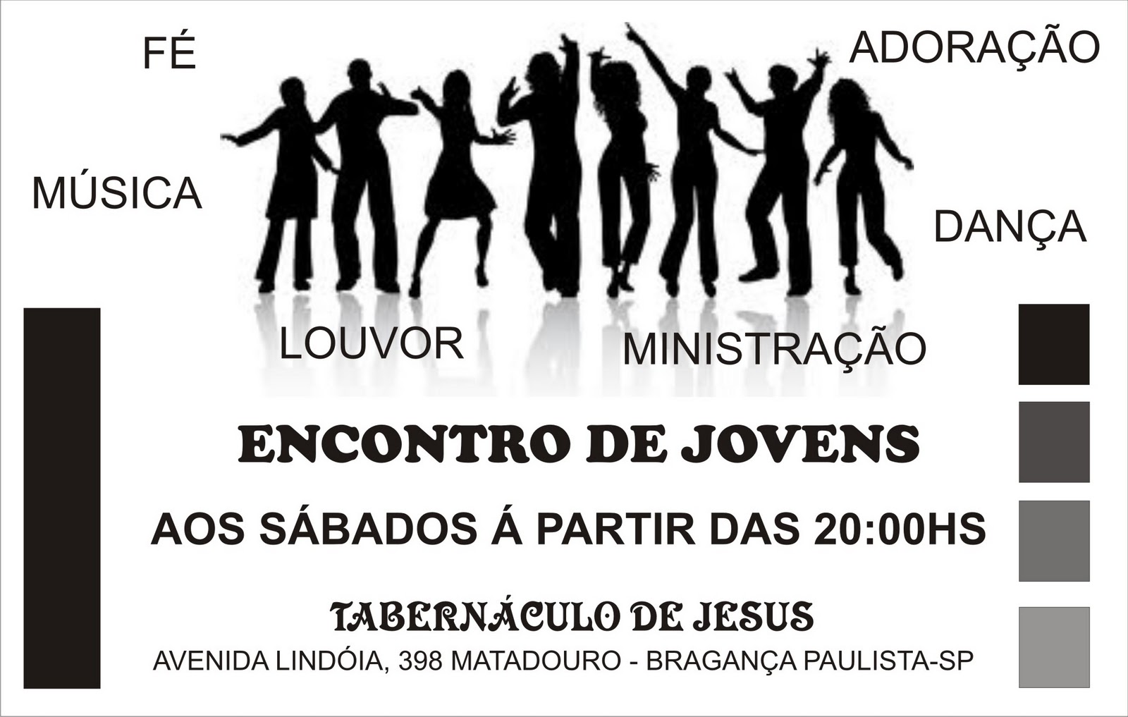 Tabernáculo de Jesus: PROGRAMAÇÃO CULTO DE JOVENS MÊS DE 