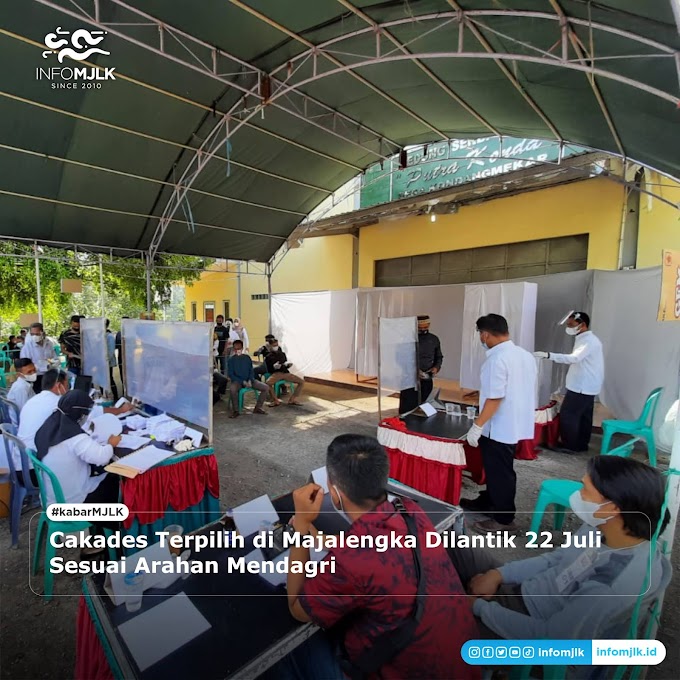 Cakades Terpilih di Majalengka Dilantik 22 Juli, Sesuai Arahan Mendagri 
