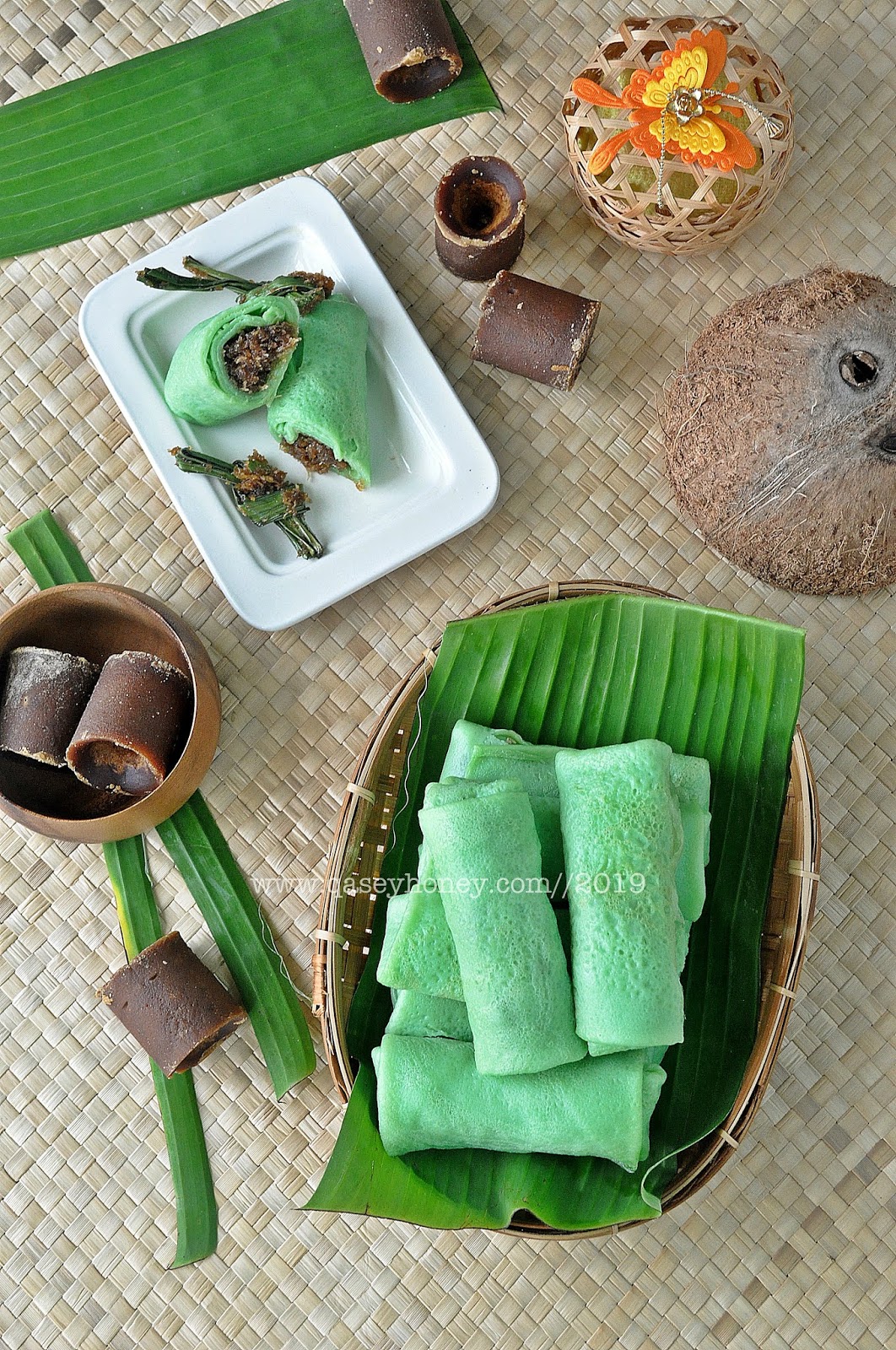 KUIH KETAYAP @ DADAR GULUNG YANG SEDAP DAN LEMBUT - QASEY 