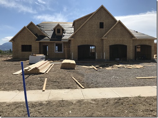 house framed in