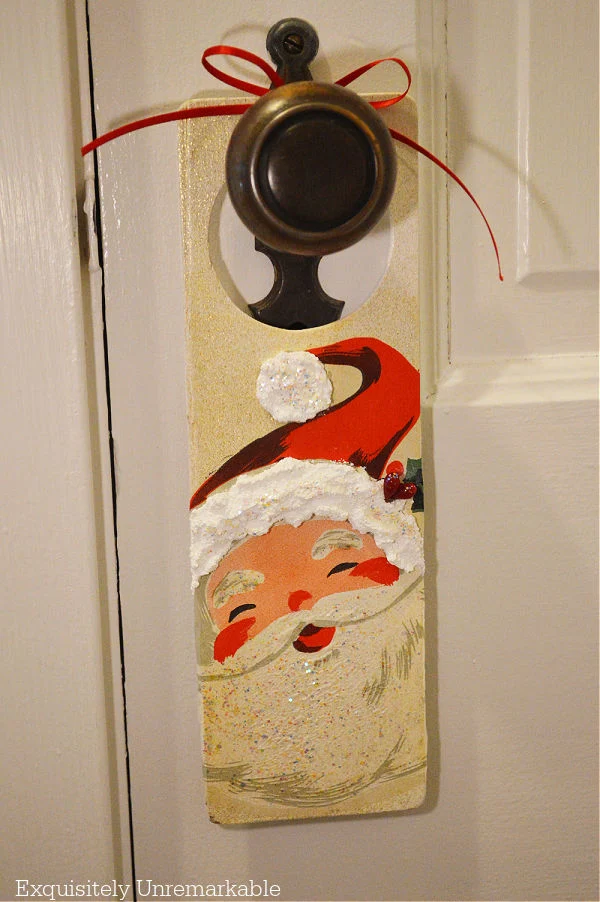 Santa Doorknob Hanger DIY