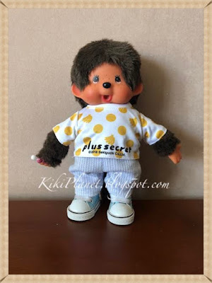 kiki monchhichi t-shits vêtement poupée sekiguchi plus secret café tokyo edition limitée 