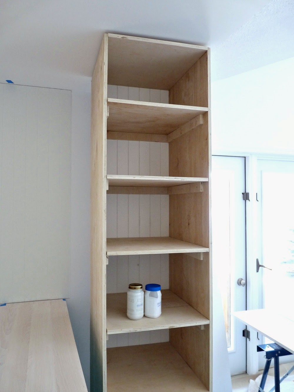 Kitchen Progress: DIY Pantry Cabinet + Working Around the ...