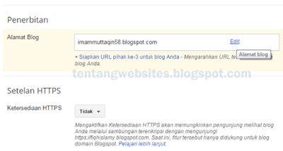 Cara Merubah Blogspot menjadi dotcom