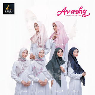 KOLEKSI HIJAB LUBI TERBARU ARASHY SCARF