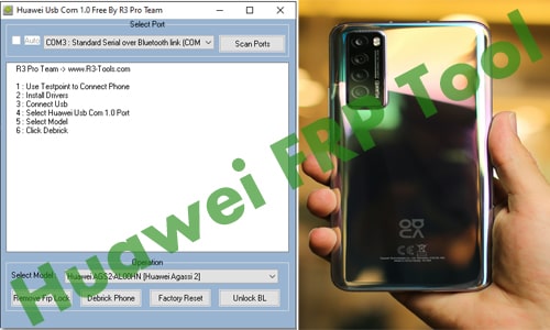 All Huawei FRP reset Tool