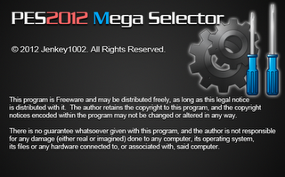 PES2012 Mega Selector Tool v1.03 by jenkey1002