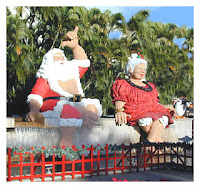 Shaka Santa and Mrs. Claus