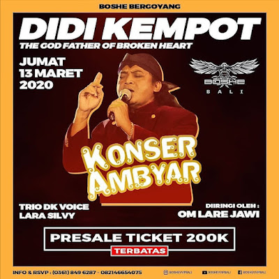 Konser Ambyar Didi Kempot Boshe Bali