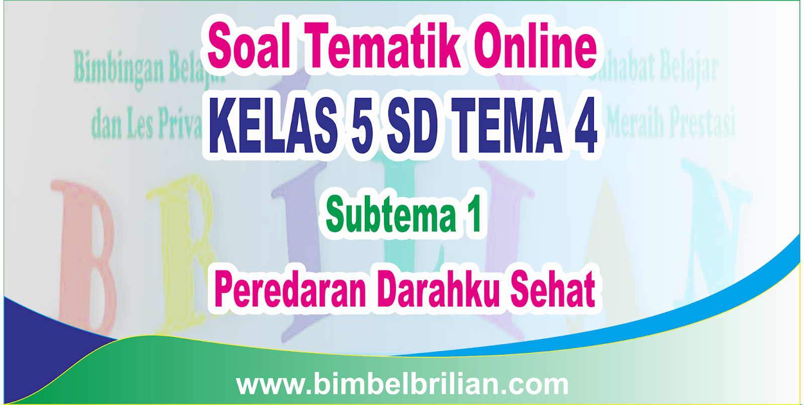 Soal Tematik Online Kelas 5 SD Tema 4 Subtema 1 Peredaran 