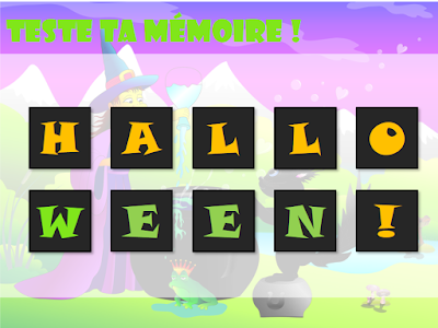 Halloween - jeu gratuit en ligne tablette mobile ordinateur dès la maternelle