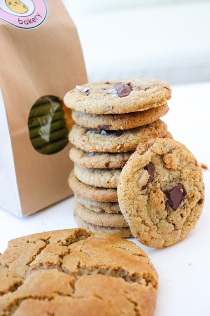 gourmet chocolate chip cookie, matcha shortbread, pumpkin spice pudge