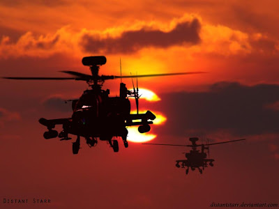 Apache AH - 64 Helicopter