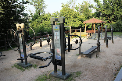 Exercise Equipment Along Namsan Trail