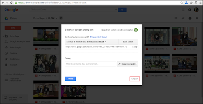 Link Video Dari Google Drive Pada VideoJS