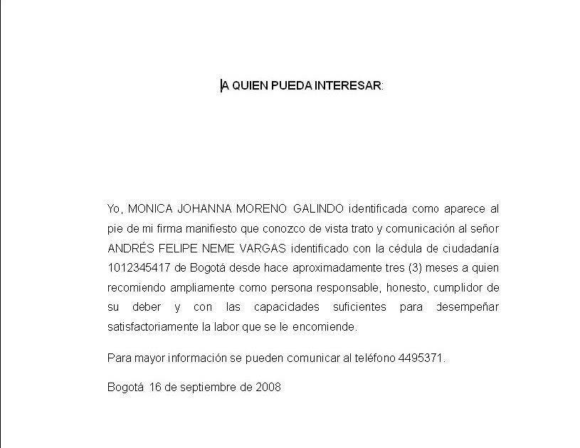 Analisis y Actualización de Historia Laborales: CARTA 