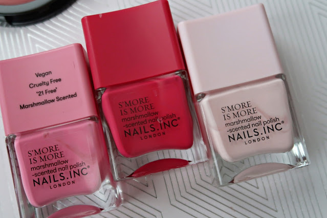 Nails Inc. S’More Is More Marshmallow Scented Polish Collection Review, Photos, Swatches