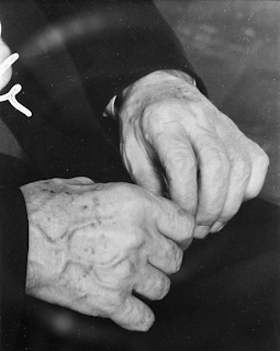 The hands of Ludwig Mies van der Rohe