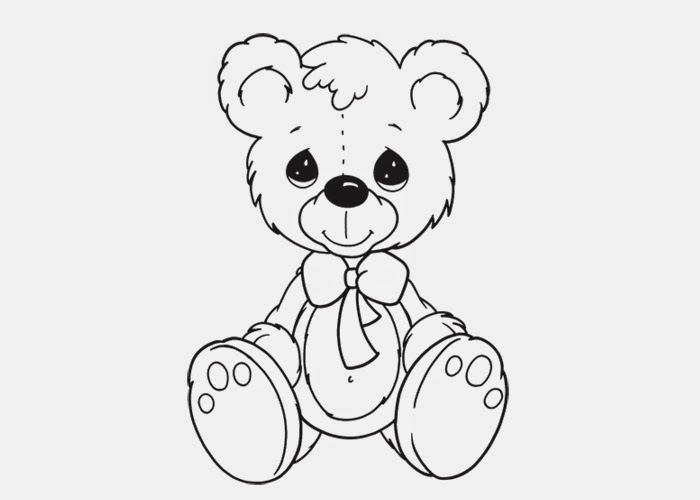 Teddy bear coloring pages | Free Coloring Pages and Coloring Books for Kids