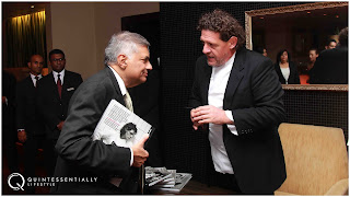 Prime Minister, Ranil Wickremesinghe with Marco Pierre White