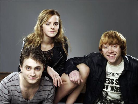 Trio Harry Potter Daniel Radcliffe Emma-Watson Rupert Grint pictures
