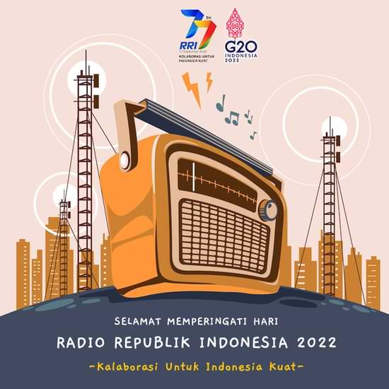 ucapan selamat hari radio republik indonesia 2022 ke 77