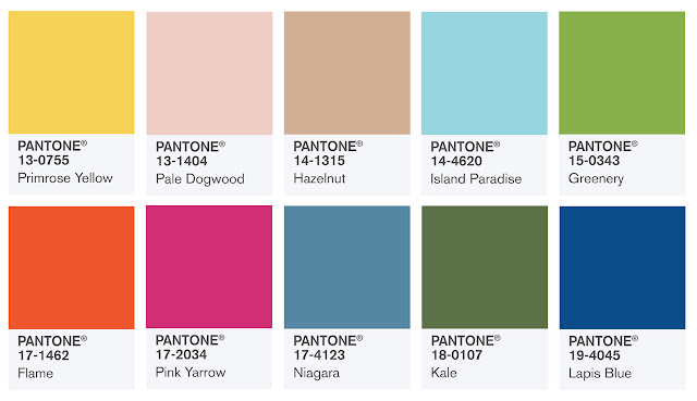 Pantone Colors for Spring 2017