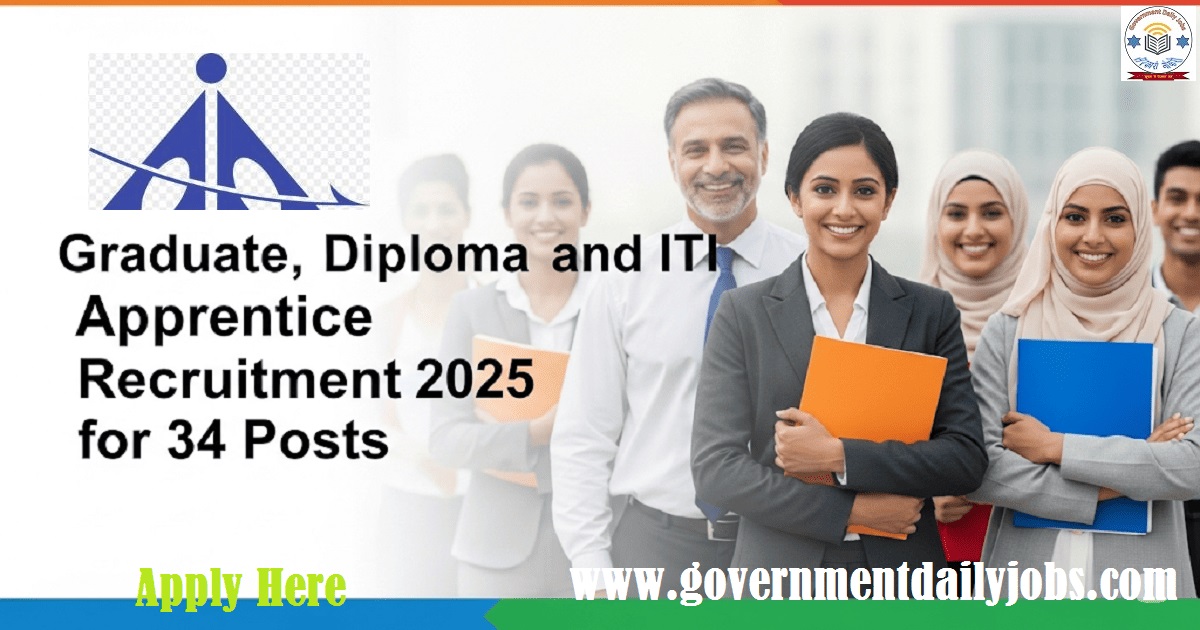 AAI Graduate, Diploma, and ITI Apprentice Recruitment 2025