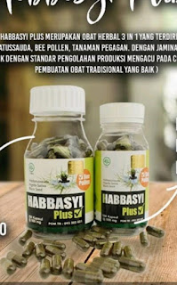 Habbasyi Plus isi ; Habbatussauda, bee pollen, tanaman pegagan, harga murah di Jonadoctor Health and business