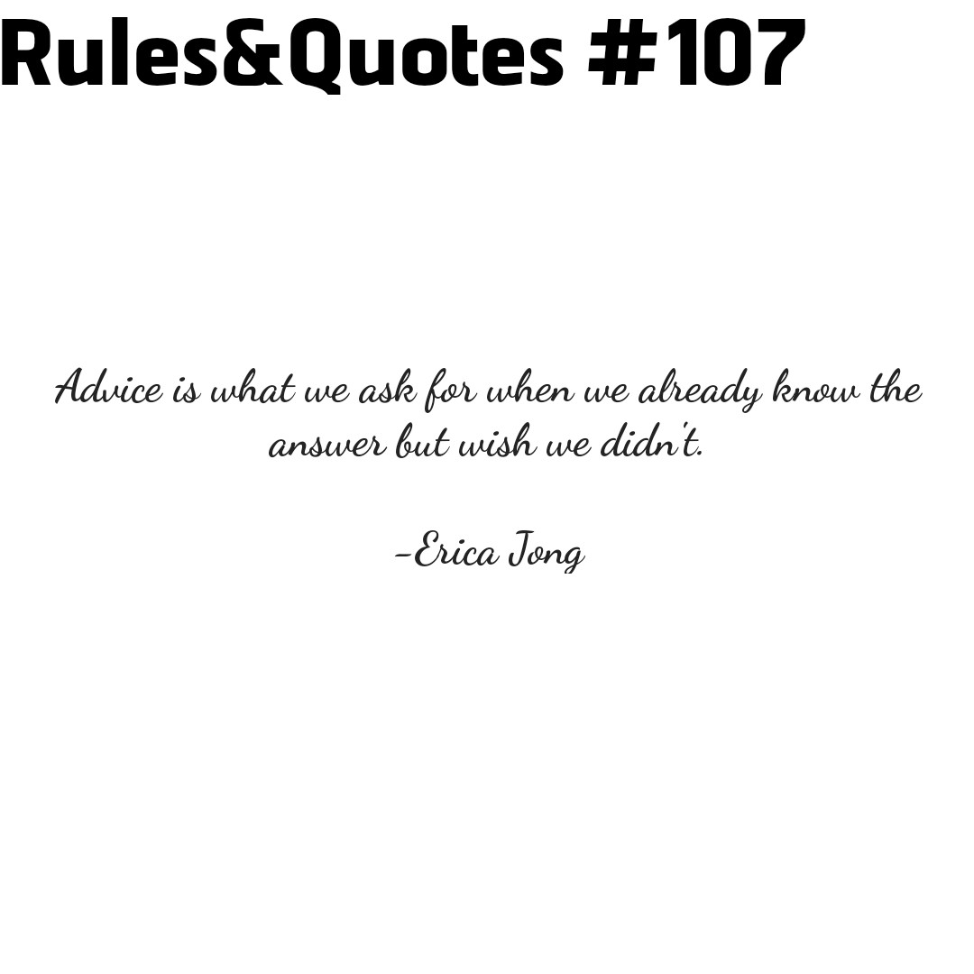 Advice