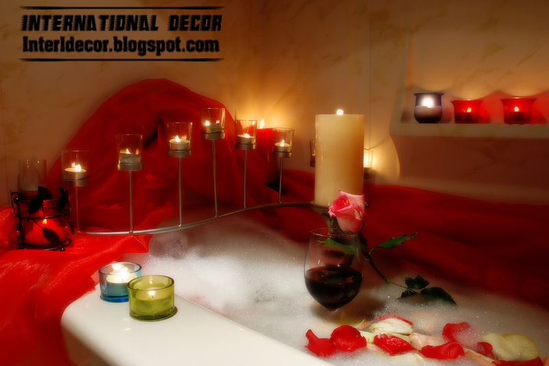 Bathroom decorating ideas for Valentine's day 2013