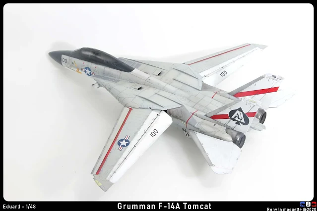 Les jus de la maquette du F-14A Tomcat d'Eduard au 1/48.