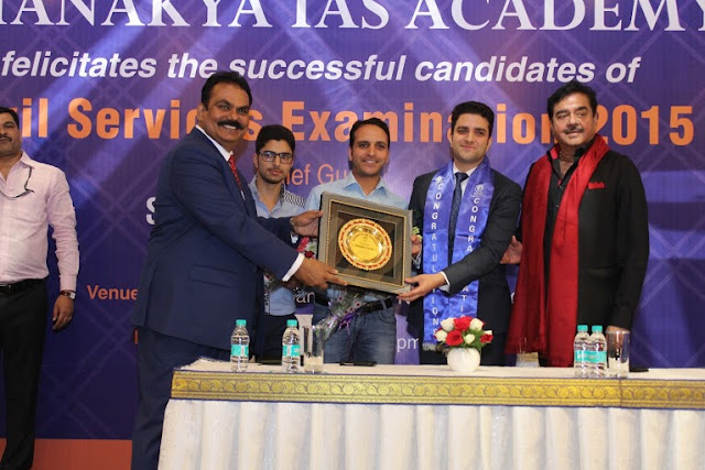 Civil Services students felicitated by ​Chanakya IAS Academy