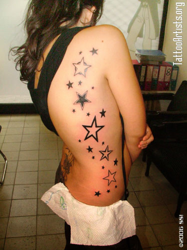 tribal star tattoo designs