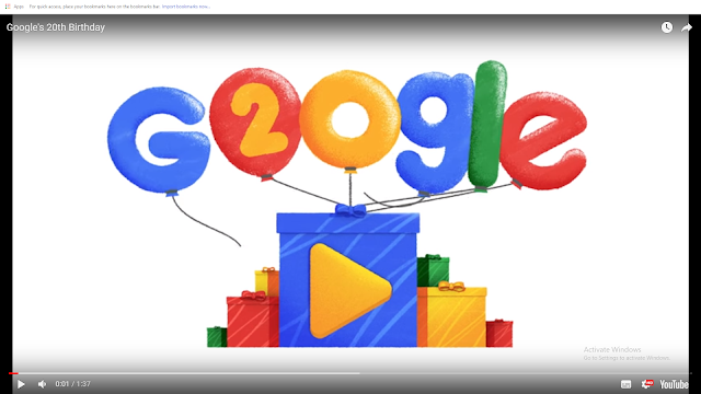 google, google birthday, happy birthday google