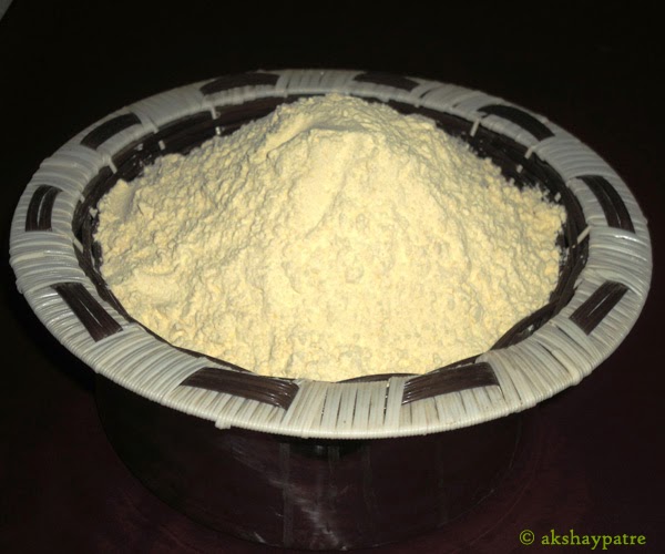 flour mix in a container