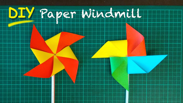 paper craft photos app windmill