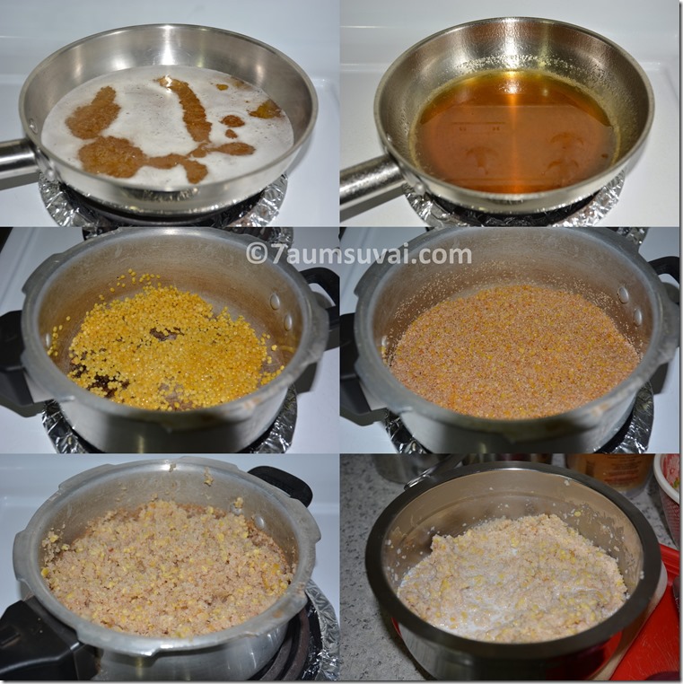 Cracked wheat sarkkarai pongal 