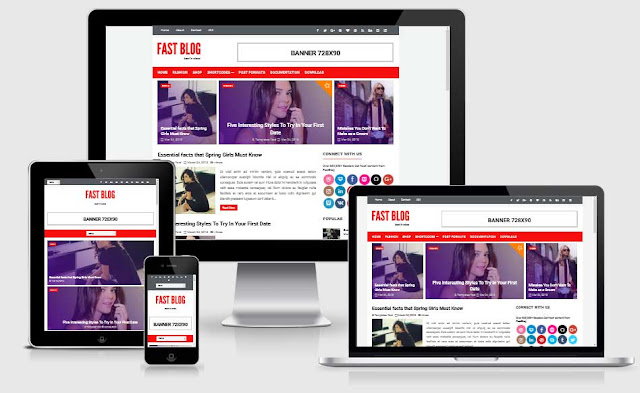 Fast Blog Responsive Blogger Template 