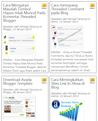 Memasang Jumlah komentar di samping judul Artikel