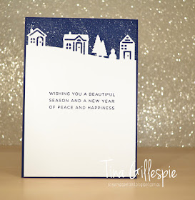 scissorspapercard, Stampin' Up!, Art With Heart, Heart Of Christmas, Hearts Come Home, Hometown Greetings Edgelits, Shimmer Paint