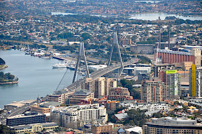 Anzac Bridge, Sydney, NSW, AU