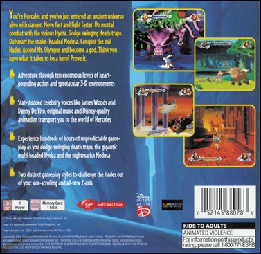 Disney's Hercules ps1