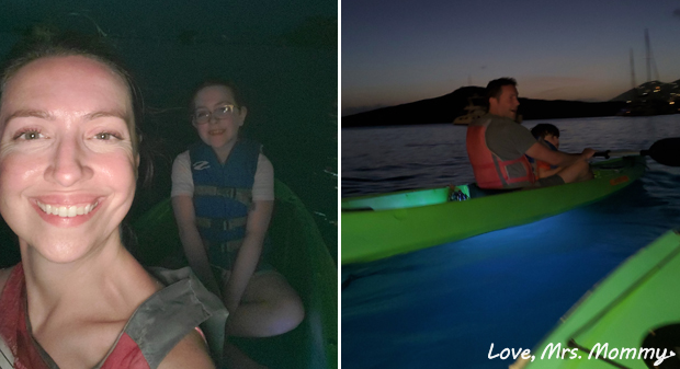 LED night kayaking, things to do us virgin islands, st thomas water sports, usvi activities