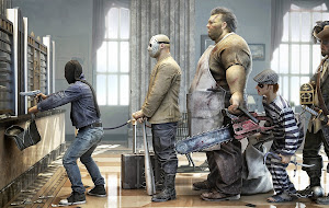 Gang of Criminals Rob a Bank