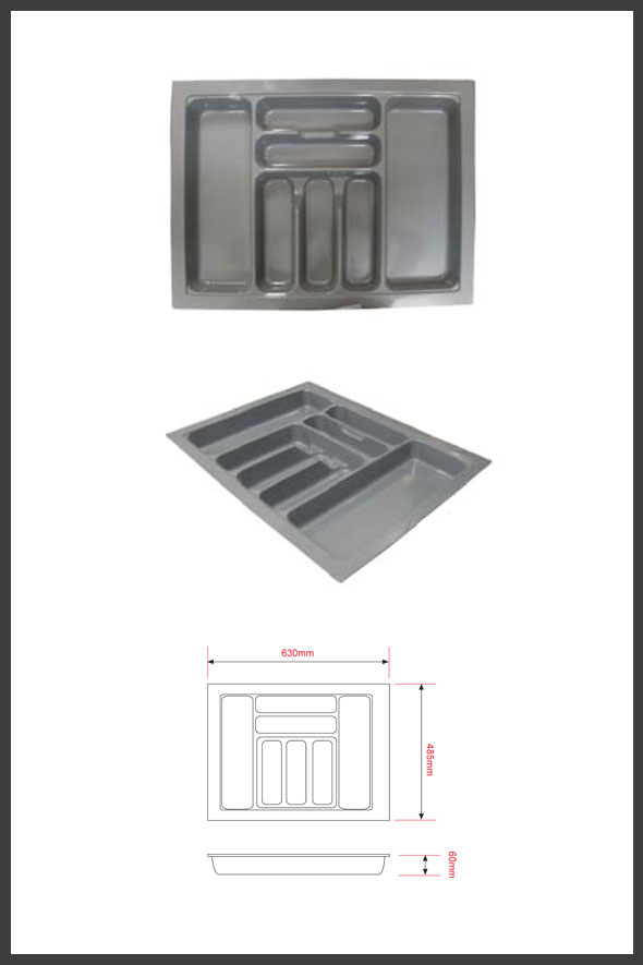  Rak  Sendok Plastik Pemasangan Dalam Laci  Lintang Fittings