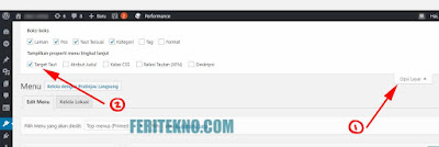 Cara Membuat New Tab Ketika di Klik Pada Wordpress Cara Membuat Link di Klik Menjadi New Tab Pada Wordpress