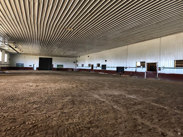 Visiting the barn at Equestrian Connection in Lake Forest, Illinois